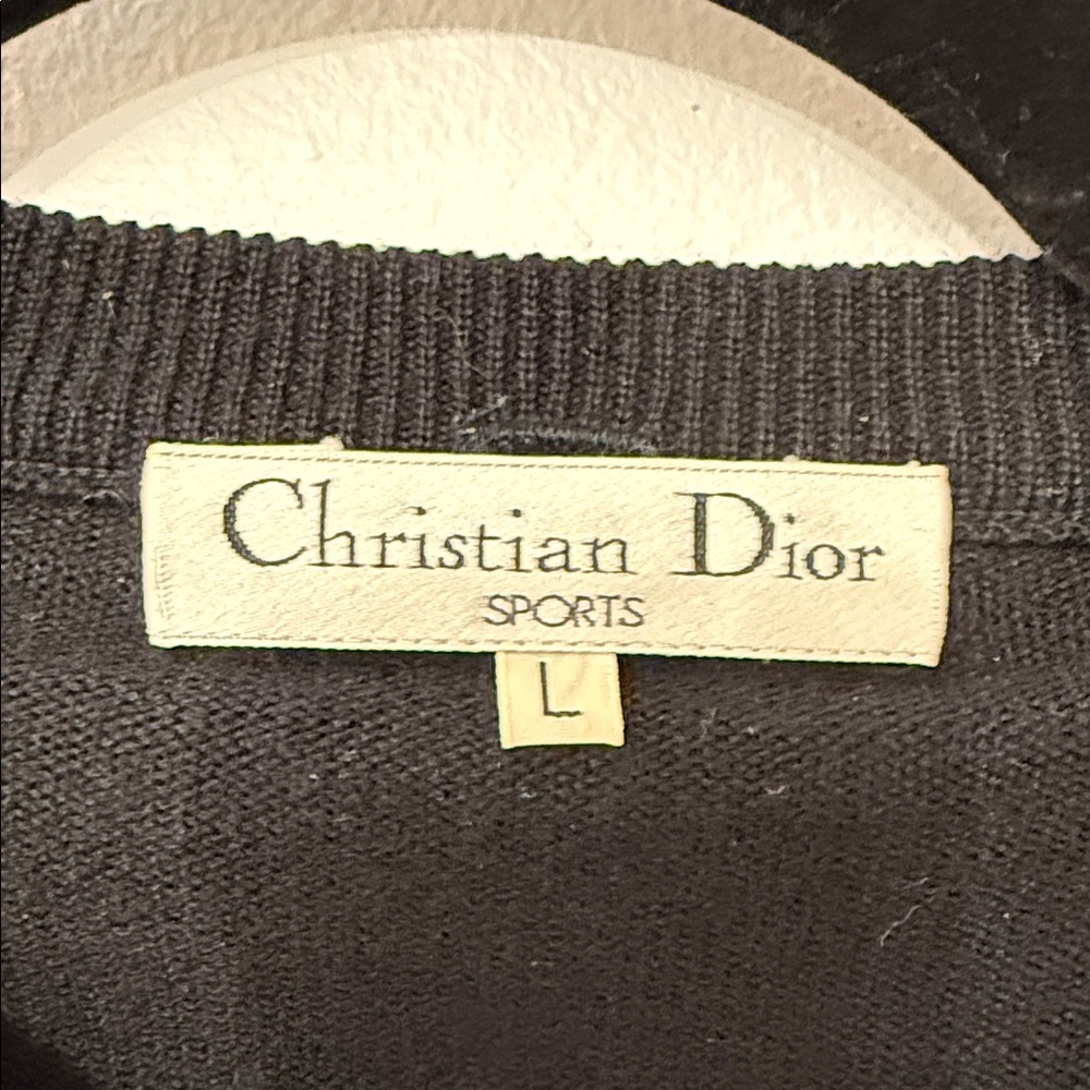 Dior Black Button-Up Sweater - Picture 2 of 4